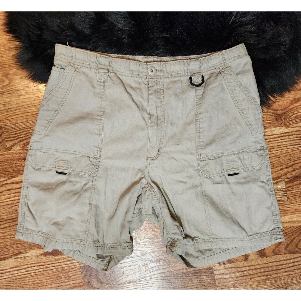 Men's Khaki Cargo Shorts Size 38
